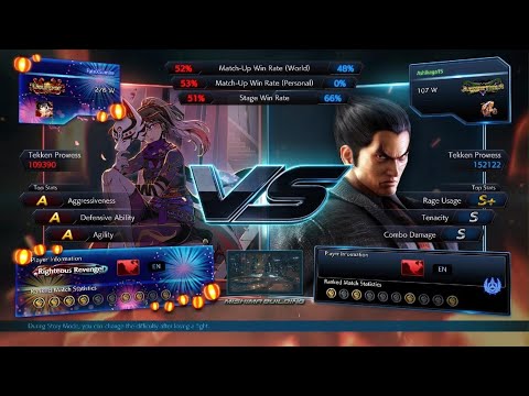 TEKKEN7_Road to pro Kunimitsu/Fight against KAZUYA