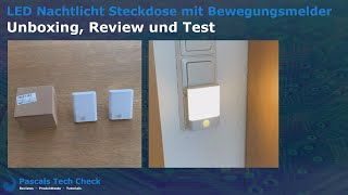 Brisun LED Nachtlicht Steckdose mit Bewegungsmelder || Unboxing, Review und Test