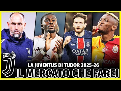 IL MERCATO CHE FAREI DELLA JUVENTUS DI TUDOR 2025-26 PER TORNARE A VINCERE TUTTO!