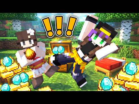 67 Days in Minecraft But All Drops Random (ft. @sayaayaaulya)