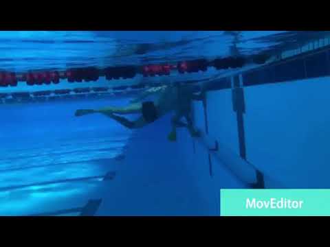 Zwemmen Studiebeurs College USA OverBoarder - Sterre van de Goor