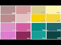 Latest colour combination with colour code for bedroom and living room idea |wall colour combination
