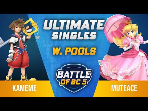 Kameme (Sora) vs MuteAce (Peach) - Ultimate Singles Winners Top 64 - Battle of BC 5