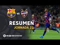 Highlights FC Barcelona vs Levante UD (2-1)
