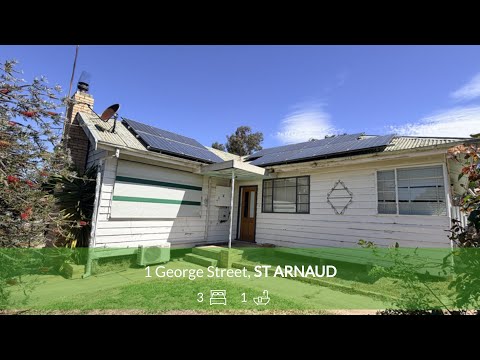 1 George Street, St Arnaud, VIC 3478, 3房, 1浴, House
