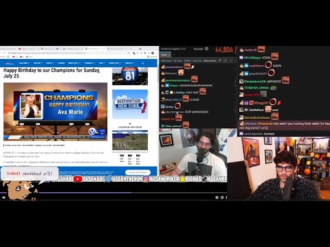 HasanAbi Personal News Tuesday July 25th - Hasan's Birthday!