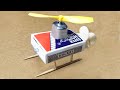 How To Make Matchbox Helicopter At Home Helicopter Toy Diy