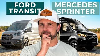 Ford Transit vs Mercedes Sprinter Van (One BIG Difference!!)