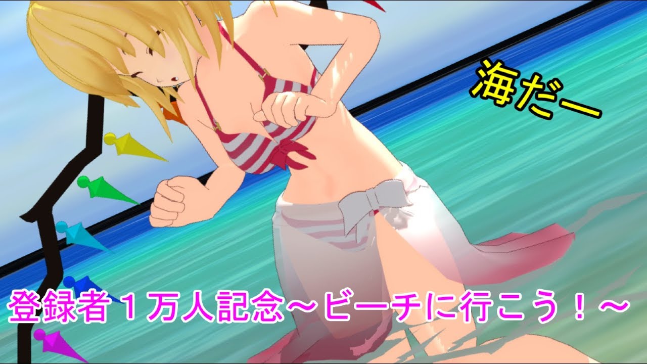 【ゆっくり茶番劇】登録者１万人記念～ビーチに行こう！～