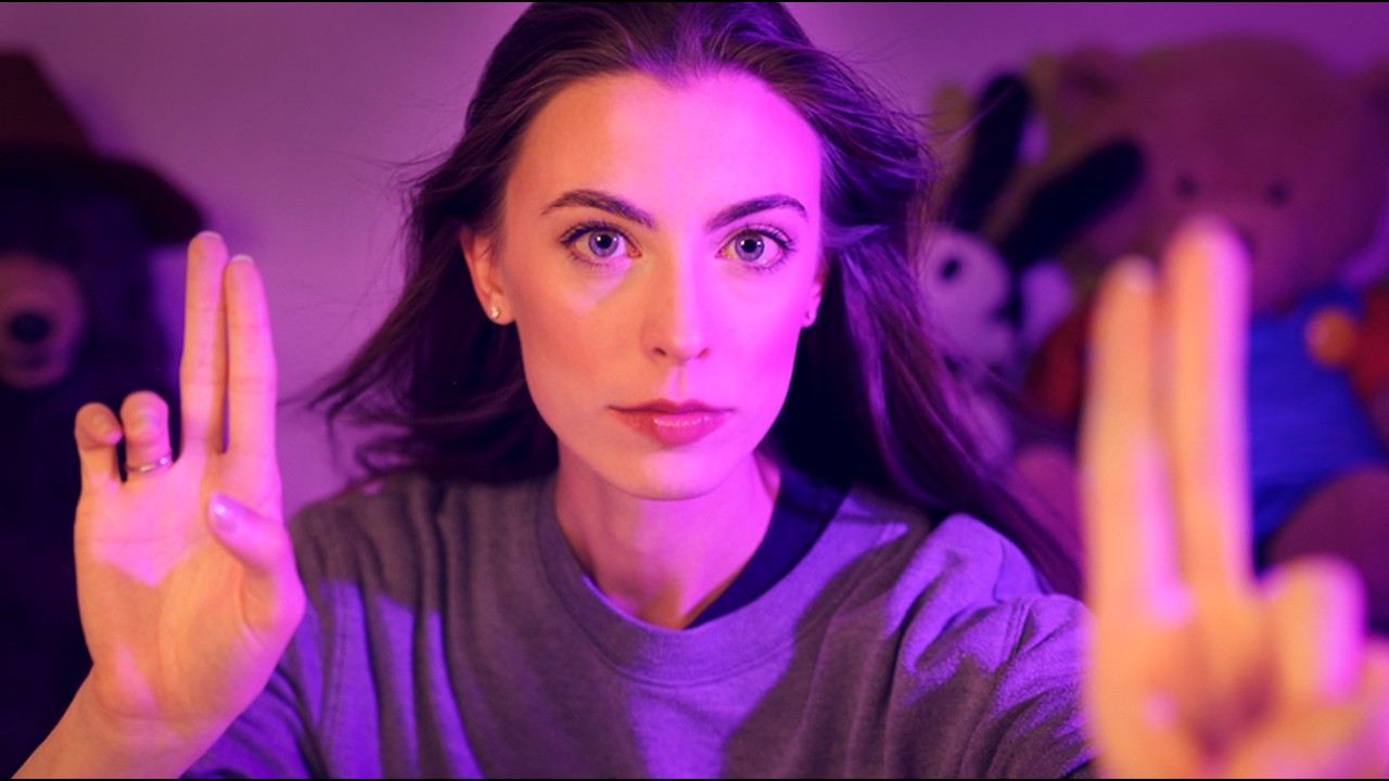 ASMR | Follow My Instructions BUT you can close your eyes (One Hour) soft spoken, whisper for sleep