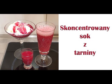 Skoncentrowany sok z tarniny