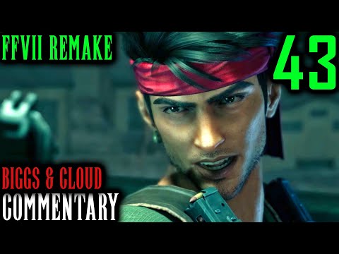 Final Fantasy VII Remake Walkthrough Part 43 - Biggs & The Battle For The Pillar (Chapter 12)