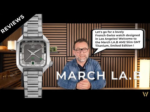 March LA.B AM2 Slim GMT Titanium, limited edition, Review by Pierre