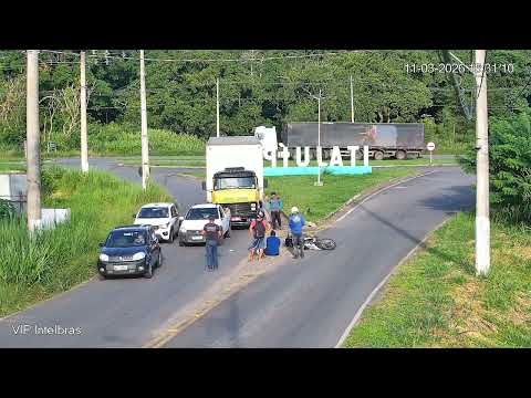 Acidente no entroncamento da BA262 em Itajuípe BA - 11/03/2026