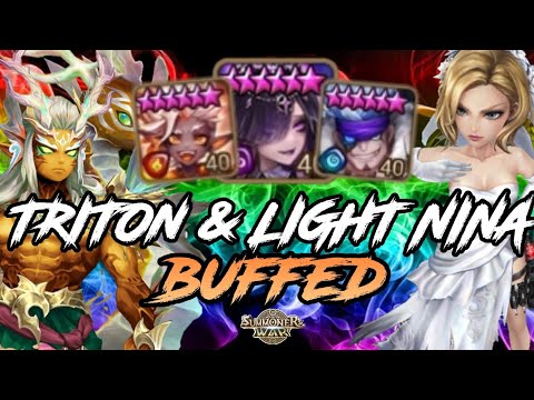 HE TRY TO PLAY WITH BUFFED TRITON & LIGHT NINA WILLIAMS IN RTA [Summoners War : Sky Arena]