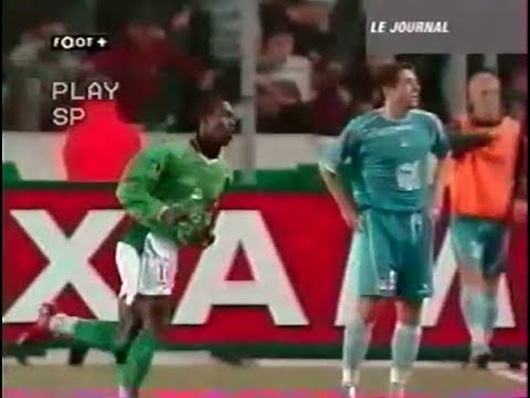 ASSE 3-0 Ajaccio - 24e journée en retard de L1 2004-2005 (résumé court)