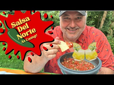 The Best Fire Roasted Salsa At Camp!