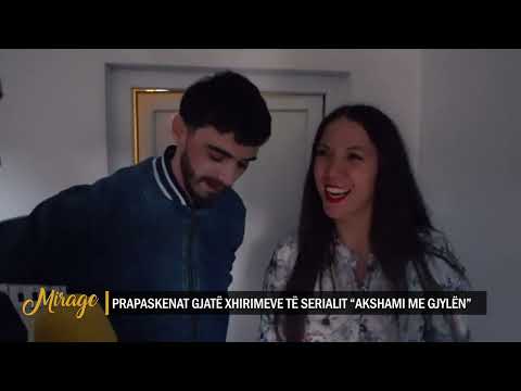 Prapaskenat gjatë xhirimeve të serialit "Akshami me Gjylën" - MIRAGE - 07.10.2022