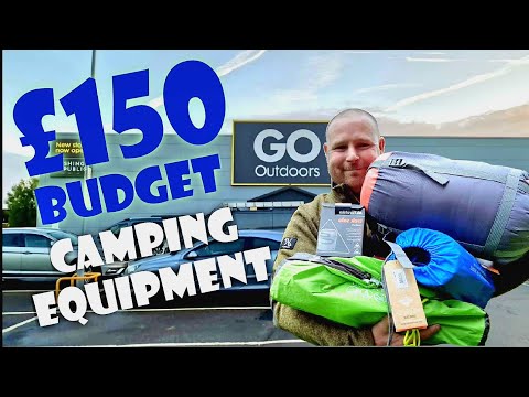 How I budgeted £150 to buy the best camping gear!