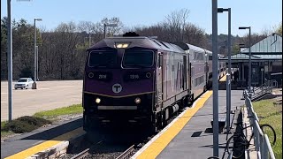 Riding MBTA Franklin/Foxboro line from South Station to Forge park/495     (BOS-FPK)