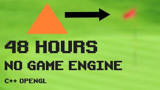 Making my own 3D GAME ENGINE and GAME in 48 HOURS C++ OPENGL