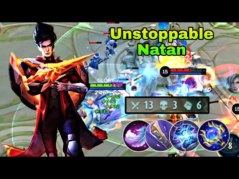 Unstoppable Natan Rank Highlights 🥵 | MLBB | Natan Montage ⚡