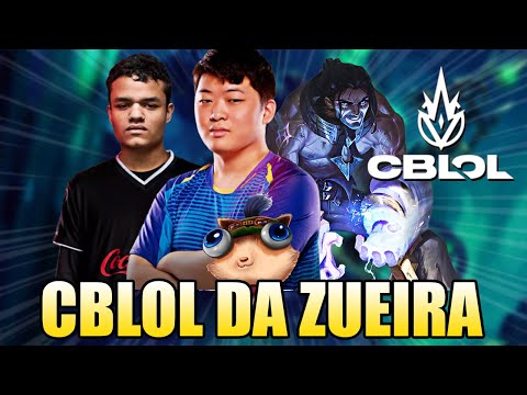CARIOK FAZENDO MILAGRE E PENTAKILL COREANO - CBLOL DA ZUEIRA
