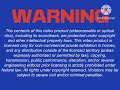 Space Planet FBI Warning Screen Bumper 1997 2001 Real Life Only