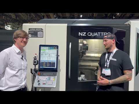 FOUR Turrets, Two Spindles and B-Axis: DMG MORI's NZ QUATTRO