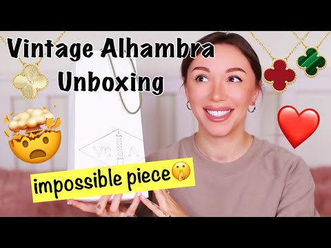 Van Cleef & Arpels Vintage Alhambra Carnelian Significado Unboxing Review Coleção de joias finas VCA