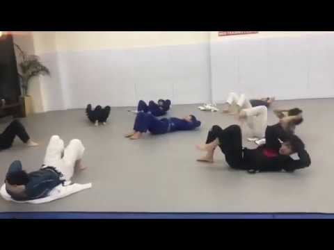 Lee joon gi doing Jiujitsu exercises