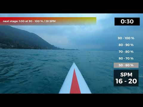 (20.03a) NO MUSIC 28 power minutes - guided interval training for indoor rowing machine (1.0)