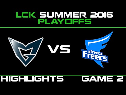 SSG vs AFS Game 2 Highlights LCK Champions Summer Playoffs 2016 Samsung vs Afreeca Freecs   AFS vs S