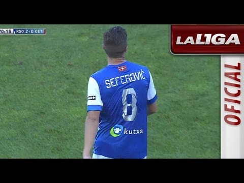 Golazo de Seferovic (2-0) en el Real Sociedad - Getafe CF - HD