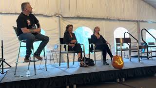 Nancy Stephens, Sandy Johnson and Will Sandin Halloween 1978 panel at CT HorrorFest 8/22/2026 (1).