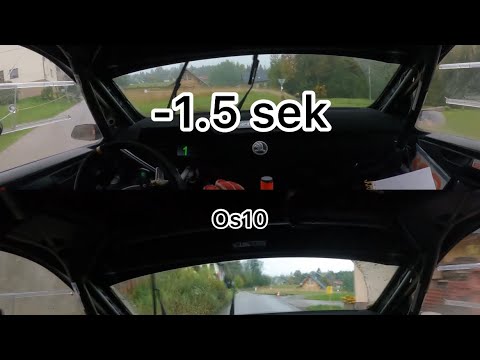 Rajd Wisły 2022 - Porównanie przejazdów os8 i os10 Kacper Wróblewski / Jakub Wróbel Skoda Fabia R5