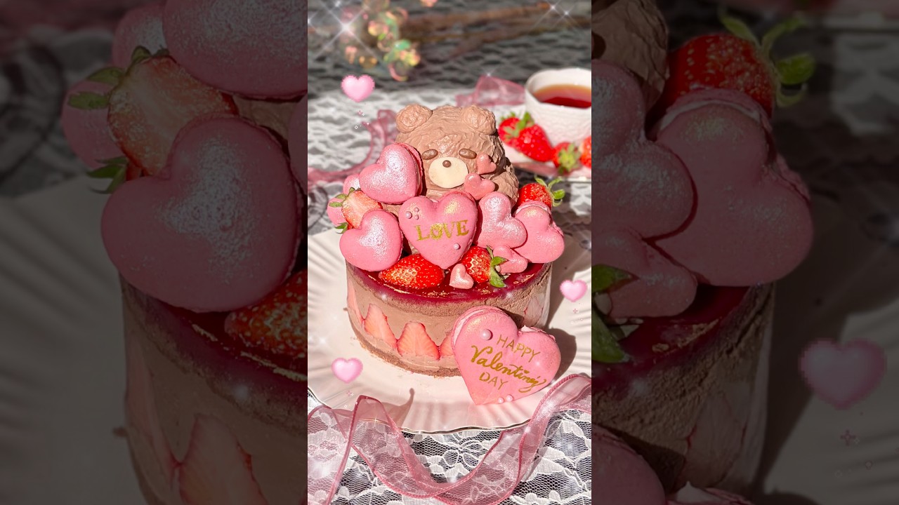 バレンタイン‪❤みんなへの愛が溢れちゃった💗みんなと両思いでいたい🧸💓💭❕ #バレンタイン #マカロン #valentine #チョコレート