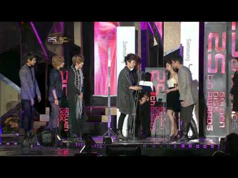 [GDA'10] SHINee winning 2nd Disk Bonsang Award