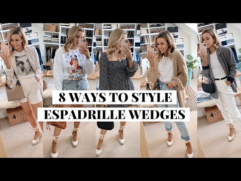 WAYS TO STYLE: ESPADRILLE WEDGES | SPRING OUTFIT IDEAS...