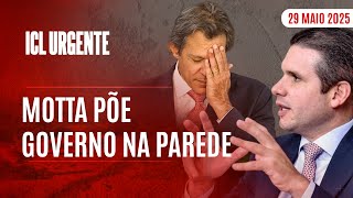 ICL URGENTE  - 29/05/25 - PRESIDENTE DA CÂMARA DÁ DEZ DIAS PARA HADDAD MUDAR PACOTE DO IOF