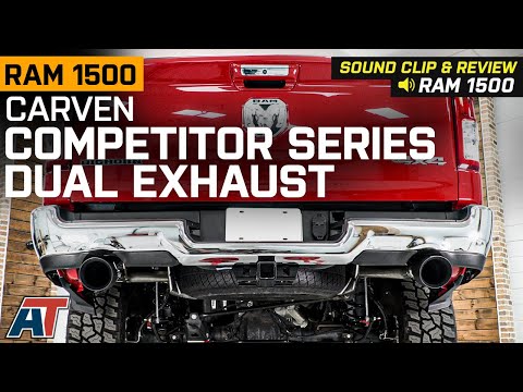 2019-2022 RAM 5.7L 1500 Carven Exhaust Competitor Series Dual Exhaust System Review & Sound Clip
