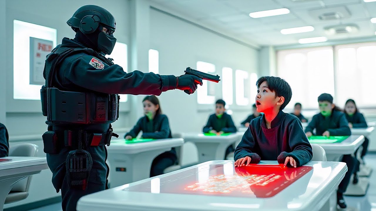 No futuro, o governo toma medidas drásticas e quem reprovar de ano será eliminado da existência!