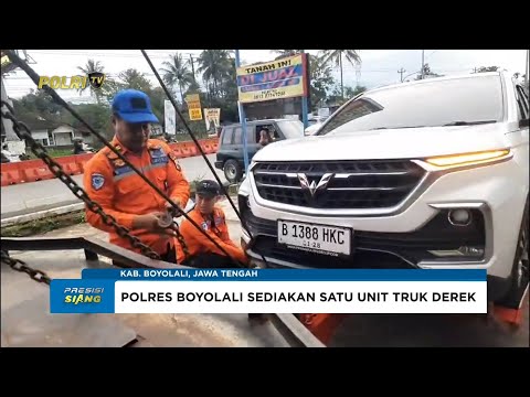 POLRES BOYOLALI SEDIAKAN PELAYANAN DEREK GRATIS