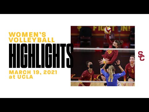 Women's Volleyball: UCLA 3, USC 1 - Highlights 3/19/21