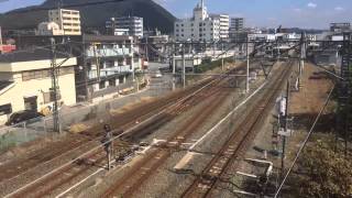 preview picture of video 'タイムラプスで撮ってみた　JR鹿児島本線 赤間駅近くの跨線橋から'