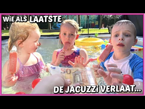WiE ALS LAATSTE DE JACUZZi VERLAAT CHALLENGE ... 💦 | Lucilla Bellinga #122