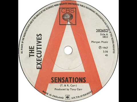 Psych - THE EXECUTIVES - Sensations - CBS 202652 UK 1967 Psych Mod Beat Dancer
