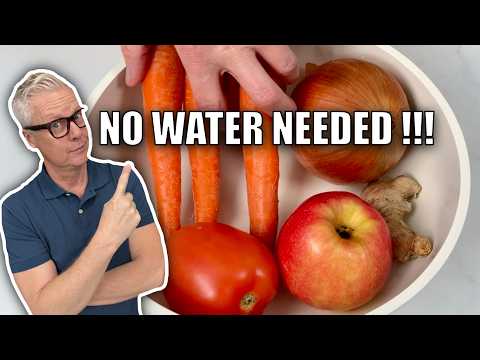 I Made Chicken Vegetable Soup With NO Water or Broth!