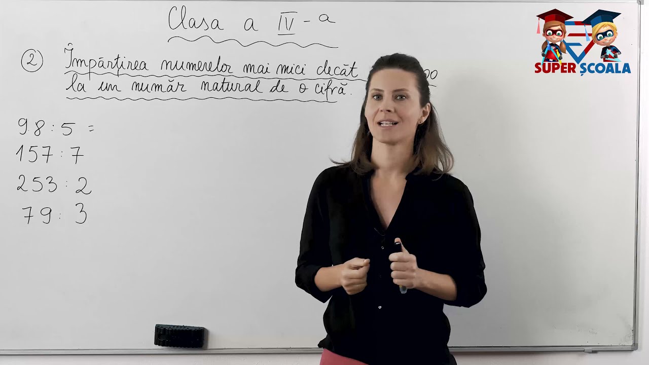 Clasa a IV-a - Împ?r?irea nr mai mici decât 1.000.000 la un nr natural de o cifr?