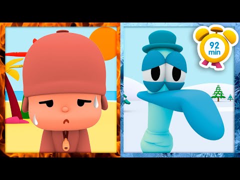 POCOYO ENGLISH ❄️ Four Seasons Of The Year ☀️ [92 min] Full Episodes |VIDEOS and CARTOONS for KIDS